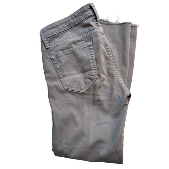 Velvet by Graham & Spencer Gray Skinny Jean with Distressed Hem Size 27 - Picture 4 of 9